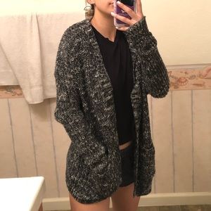 cardigan with hood